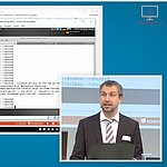 Vorschaubild für das SySS-YouTube-Video mit Sebastian Schreiber, Geschäftsführer der SySS, bei einer Live-Hacking-Vorführung