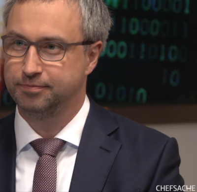 Sebastian Schreiber, Geschäftsführer der SySS GmbH für Penetrationstests, in der Sendung "Chefsache"